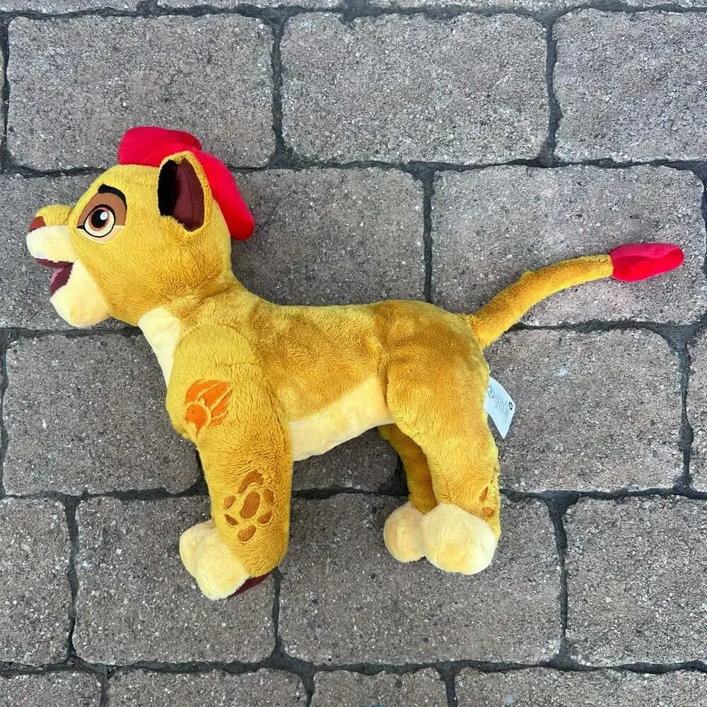 Disney Store Kion The Lion King Guard Red Mane Plush Stuffed Animal